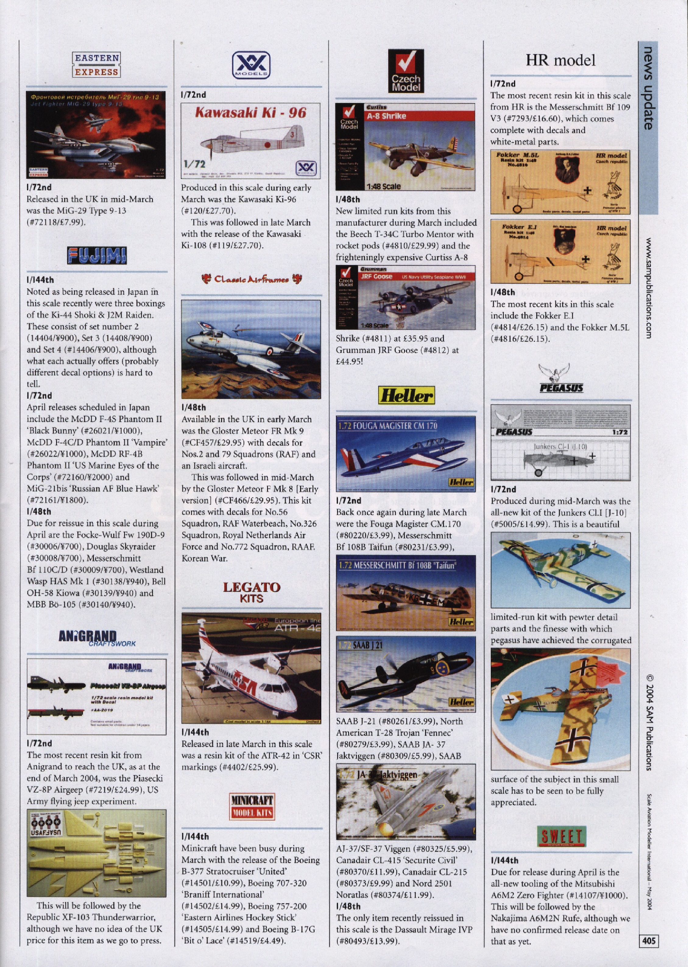 Scale Aviation Modeller International 2004-05